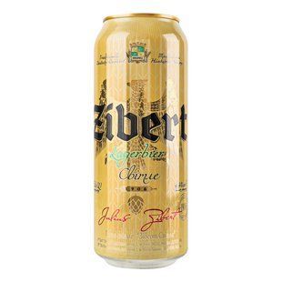 Пиво світле Lagerbier з/б Zibert, 0.5 л 4019750 фото