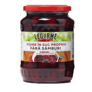 Вишня у власному соку без кісточок Legurme, 700 г 3909620 фото