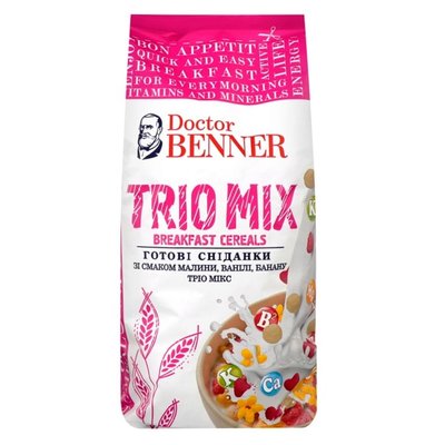 Сухий сніданок Trio mix Doctor Benner, 150 г 3623580 фото
