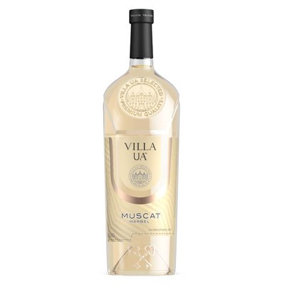 Вино белое полусладкое Мускат Марбель Villa UA , 1.5 л 4143650 фото