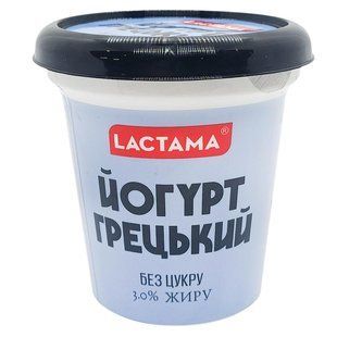 Йогурт 3% Грецький Lactama , 280 г 4757910 фото