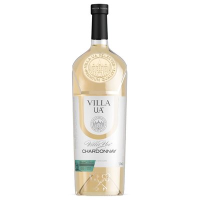 Вино Шардоне белое сухое Villa UA 1,5 л 4143630 фото