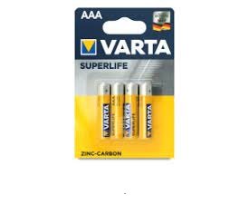 Батарейка AAA 1.5V R03 Varta, 4 шт 3313610 фото