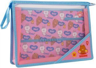 Папка-органайзер А4 "Line Friends" на молнии Yes, шт 4322360 фото