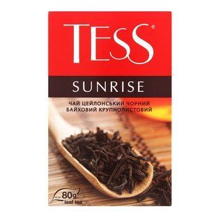 Чай листовий чорний Sunrise Tess, 80 г 3057600 фото