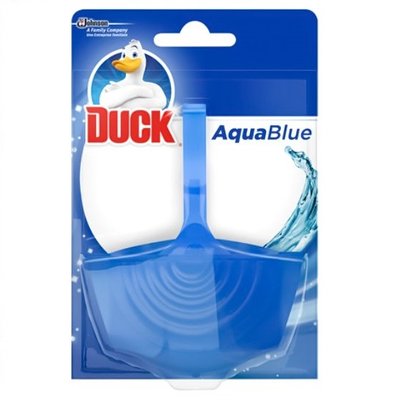 Блок для унитаза подвесной Аква синий Duck, 40 г 2463330 фото