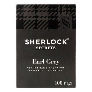 Чай листовий чорний Earl Grey Sherlock Secrets, 100 г 3870760 фото