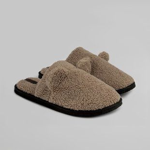 Тапочки домашние мужские TEDDI коричневые р.44-45 Twins, шт 4140620 фото