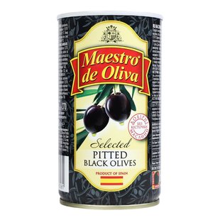 Маслини без кісточки Ексклюзив Maestro de Oliva, 360 г 809230 фото