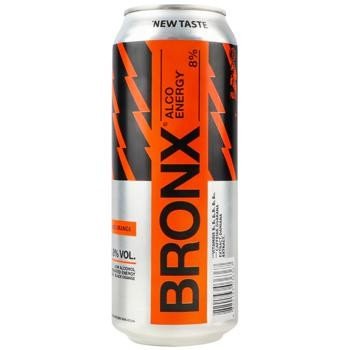 Напій слабоалкогольний енергетичний ж/б Black оrange Bronx, 0.5 л 4019860 фото