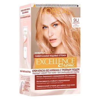 Крем-фарба для волосся №9U Excellence Creme L'Oreal Paris, 1шт 3981740 фото