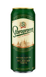 Пиво светлое ж/б Staropramen, 0.48 л 4024050 фото