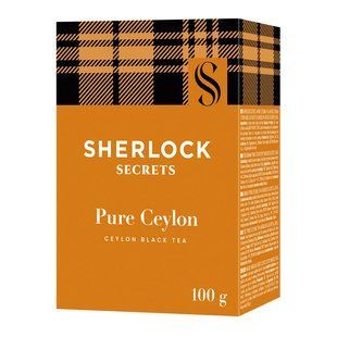 Чай листовий чорний Pure Ceylon Sherlock Secrets, 100 г 3870780 фото