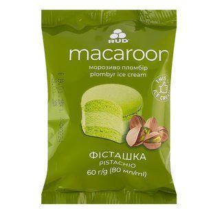Мороженое пломбир фисташка Macaroon Рудь, 60 г 4289230 фото
