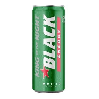 Напиток энергетический безалкогольний Black Mojito 0.25л 4253070 фото
