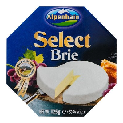Сир м'який 50% Селект Брі Alpenhain, 125 г 1822670 фото