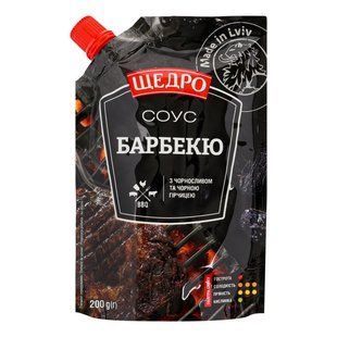 Соус томатний барбекю Щедро, 200 г 3815380 фото