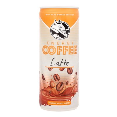 Напій кавовий Energy Coffee Latte ж/б Hell, 0.25 л 3425310 фото