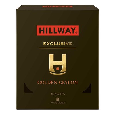 Чай чорний Exclusive Golden Ceylon Hillway, 100 шт/уп. 3340700 фото