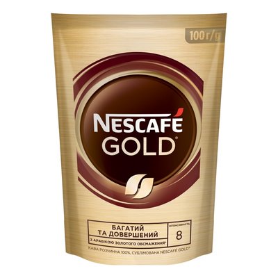 Кава розчинна Nescafe Gold, 100 г 4117150 фото