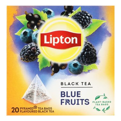 Чай черный Blue Fruits Lipton, 36г 1951070 фото
