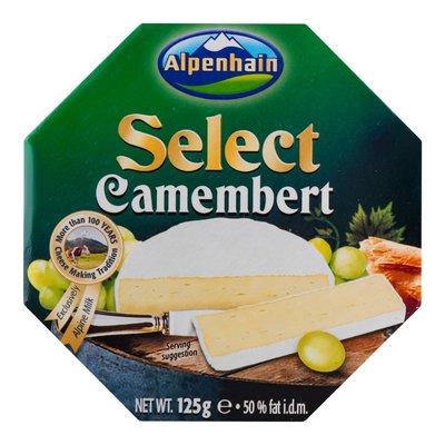 Сир м'який 50% Селект Камамбер Alpenhain, 125 г 1822680 фото