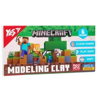Пластилін Minecraft 6 кольрiв 540650 Yes , 120 г 4555800 фото