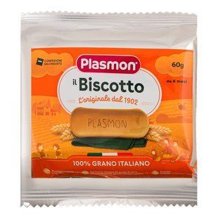 Печенье растворимое Plasmon, 60 г 4310320 фото