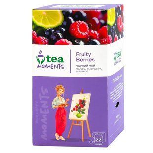 Чай пакетований чорний Fruity Berries 1.8г Tea Tea Moments, 22 шт/уп. 4688370 фото