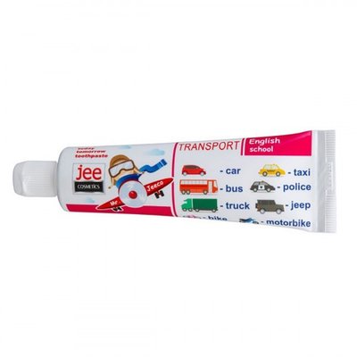 Зубна паста дитяча Transport Jee Cosmetics, 50 мл 4006950 фото