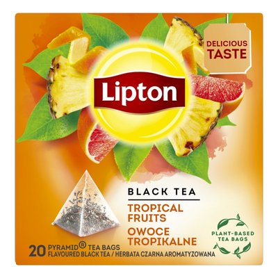 Чай черный Tropical Fruits Lipton, 20 г 1962500 фото
