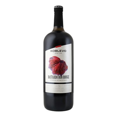 Вино червоне напівсолодке Бордо Бастардо Бон Руж Коблево, 1.5 л 4178840 фото