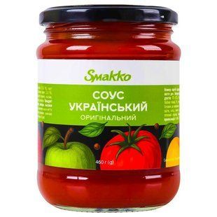 Соус Український Оригінальний Smakko, 460 г твіст-офф 4568910 фото