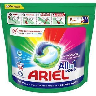 Гель-капсулы для стирки Pods All-in-1 Color Ariel, 44 шт/уп. 4127600 фото