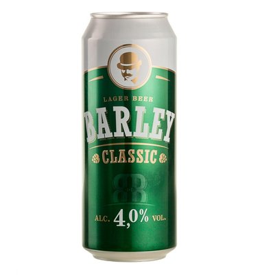 Пиво світле ж/б Barley, 0.5 л 4039340 фото