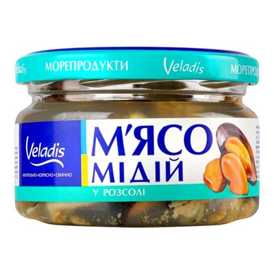 М'ясо мідій в розсолі Veladis, 200г 2946750 фото
