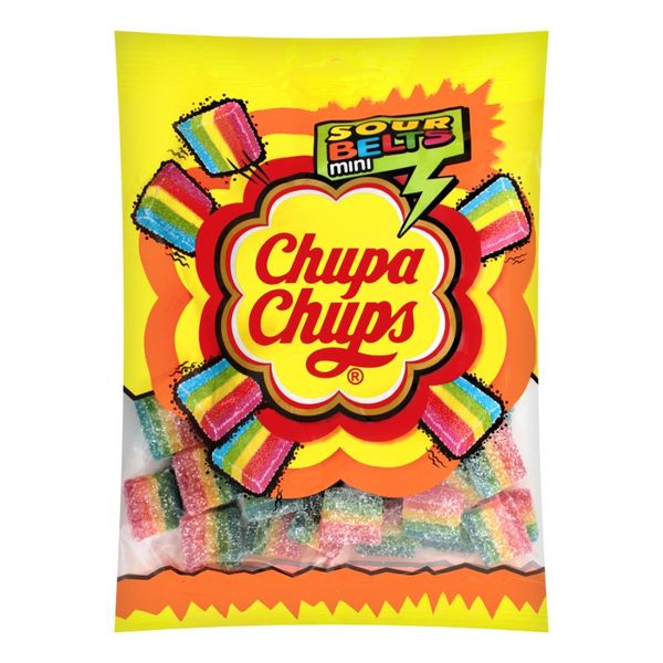 Мармелад жувальний Sour Belts Mini Сhupa Chups, 150 г 3323710 фото