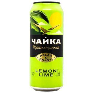 Пиво специальное 4.6% светлое фильтрованное пастеризованное Лимон-лайм Черноморская Чайк 0.5 л 4708440 фото