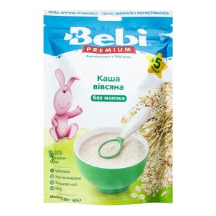 Каша безмолочна для дітей від 5 міс Вівсяна Premium Bebi, 200 г 3550240 фото