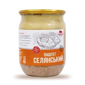 Паштет Селянский Тернопольский мясокомбинат, 0.5 кг 3985930 фото