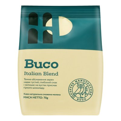 Кава мелена Рецепт Італії Buco, 200 г 4139900 фото