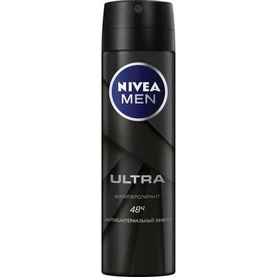 Дезодорант-спрей антибактеріальний ефект Ultra Men Nivea, 150 мл 3148220 фото