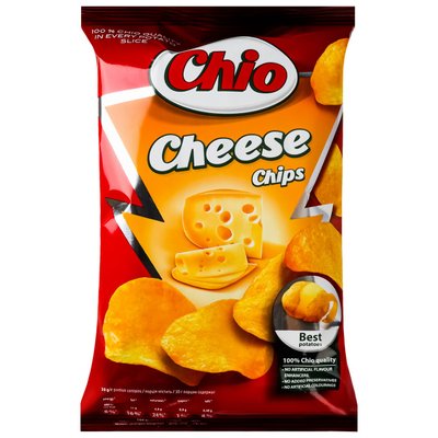 Чіпси зі смаком сиру Chio, 75 г 3843760 фото
