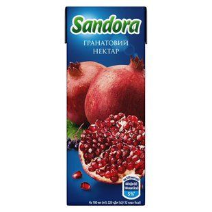 Нектар Гранат Sandora, 0.2 л 4788600 фото