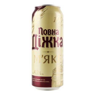 Пиво светлое Мягкое ж/б Полная Бочка, 0.5 л 3967700 фото
