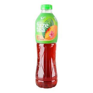 Чай холодний чорний Персик-Гібіскус Fuzetea, 1 л 4316370 фото