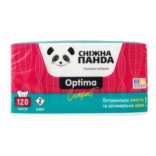 Полотенце бумажное 2-х слойное Optima Компакт 120листов Снежная панда,1 шт /уп. 4522850 фото