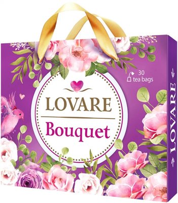 Набор чая пакетированного Lovare Bouquet 6 видов по 30 пак. 3215190 фото