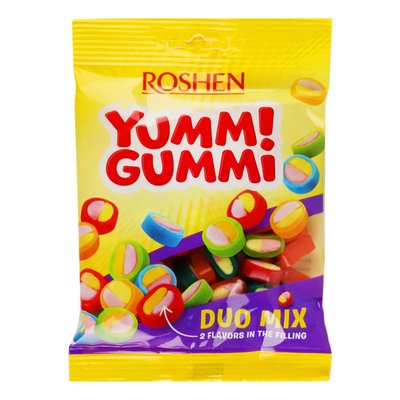 Цукерки желейні Duo Mix Yummi Gummi Roshen, 70 г 3957630 фото