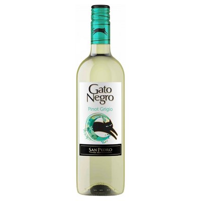 Вино сухе біле Gato Negro Pinot Grigio San Pedro, 0.75 л 3063250 фото